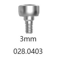 Straumann Compatible Dental RP Closure Screw 3.0mm