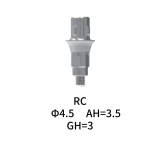 Straumann Compatible RC Cement-retained Abutment Φ4.5 AH3.5 GH3