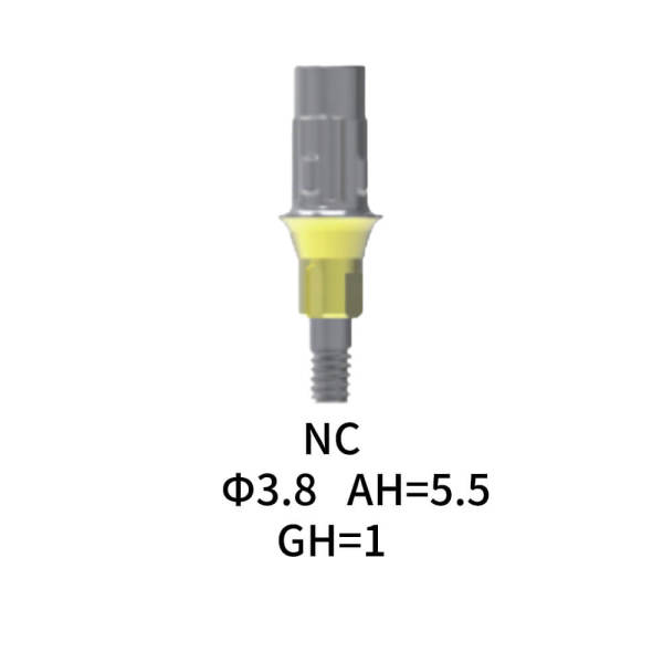 Straumann Compatible NC Cement-retained Abutment Φ3.8 AH5.5 GH1