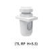 Straumann Compatible Dental TL RP Impression Cap H=5.5 Solid MM Closed Tray