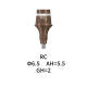 Straumann Compatible RC Cementable Abutment Φ6.5 AH=5.5 GH=2
