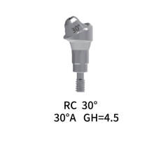 Straumann Compatible RC Multi-Unit Angled Abutment 30° GH=4.5 Type A