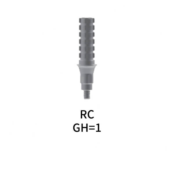 Straumann Compatible RC Temporary Abutment Crown GH=1