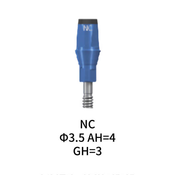 Straumann Compatible NC Cementable Abutment Φ3.5 AH4 GH3