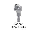 Straumann Compatible NC Multi-unit Abutment Angle 30° GH=4.5 Type A