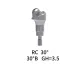 Straumann Compatible RC Multi-Unit Angled Abutment 30° GH=3.5 Type B