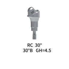 Straumann Compatible RC Multi-Unit Angled Abutment 30° GH=4.5 Type B