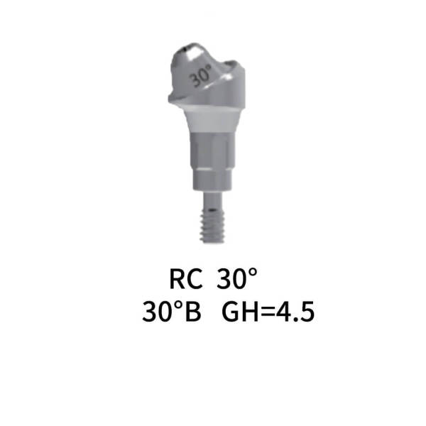 Straumann Compatible RC Multi-Unit Angled Abutment 30° GH=4.5 Type B