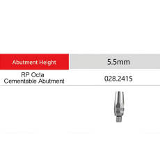 Straumann Compatible dental RP Octa Abutment Diameter 5.5mm