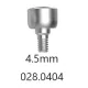 Straumann Compatible Dental RP Closure Screw 4.5mm