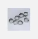 Dental Orthodontic Buccal Tubes Bands Roth .022 Welded Conv For 1st Molar 4pcs/kit