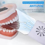 Dental Occlusal Mirror Fog Free LED Intra Oral Photo System 4 Mirrors Anti-Fog