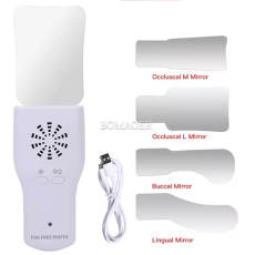 Dental Occlusal Mirror Fog Free LED Intra Oral Photo System 4 Mirrors Anti-Fog