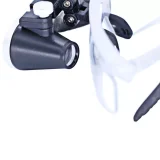 Dental Medical Surgical Binocular Loupe Optical Glass Magnifier Silver 3.5X-420