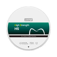 Dental Prime High Strength (HS) Zirconia Block Flexural 1400Mpa Translucency:40%