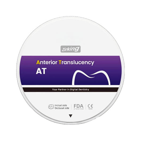 Dental Prime Anterior Translucency (AT) Zirconia Block white