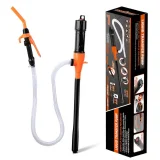 Deluxe Liquid Transfer Siphon Pump Battery Powered Gas Oil Water Fish Tank NEW