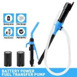Deluxe Liquid Transfer Siphon Pump Battery Powered Gas Oil Water Fish Tank NEW