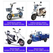 Sine Wave BLDC E-Bike Controller 350/450/500/600/800/1000W, 48/64/84V, 3-Mode