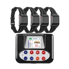 Waterproof Wireless Dog Fence Rechargeable Electric Collar for 1/2/3/4 Dogs Pet