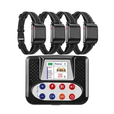 Waterproof Wireless Dog Fence Rechargeable Electric Collar for 1/2/3/4 Dogs Pet