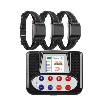 Waterproof Wireless Dog Fence Rechargeable Electric Collar for 1/2/3/4 Dogs Pet