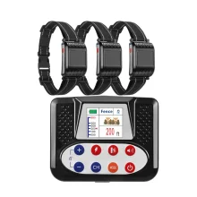 Waterproof Wireless Dog Fence Rechargeable Electric Collar for 1/2/3/4 Dogs Pet