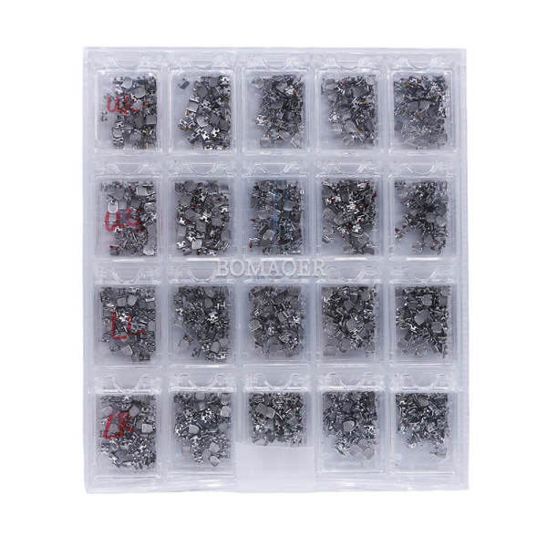 50Sets Orthodontics Dental MIM Monoblock Brackets MBT 022 Braces On 345 Hooks