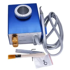 Dental Intraoral Tooth Cleaning sand blasting machine Blue color 4 holes