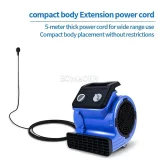 2800W Heated Floor Blower Fan 3-in-1 Air Mover Carpet Dryer for Home Gym