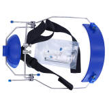 1PC dental headgear orthodontic adjustable reverse pull headgear color red/blue-