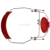 1PC dental headgear orthodontic adjustable reverse pull headgear color red/blue-