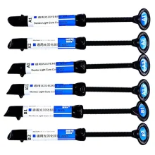 9 shades Dental DENTEX Syringe Universal Light Cure Composite Resin 4g/Syringe