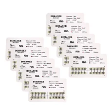 Dental 10kit Orthodontic Mental Bracket Brace Standard MBT 022 345hook 20pcs/set