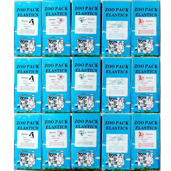 Dental Ortho Elastics Latex Braces Orthodontic Rubber Bands 5000Pcs/kit 15 Sizes