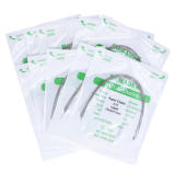 Dental orthodontic Round Wire Ovoid Super Elastic Ni-ti Orthodontic 10 packs