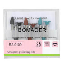 9PCS/KIT Dental RA0109 Polishers for amalgam and non-precious alloys