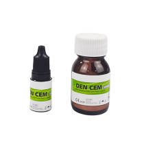 Dental cement self adhesive dual cure resin cement HANDMIX liquid+powder