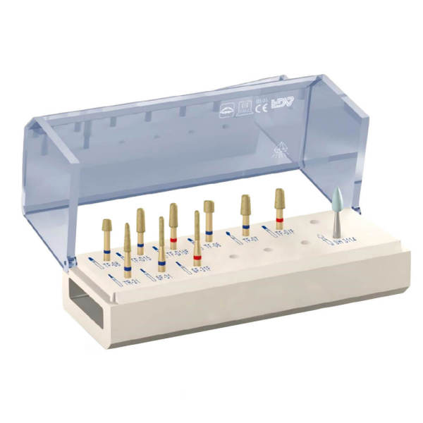 10pcs Dental kit of Inlay/Onlay Preparation FG2010 Upgraded version