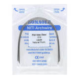 Dental Orthodontic stainless steel Round wires Ovoid Form BOMAOER 10 packs