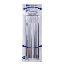 6pcs Dental stainless steel polishing strip with serrated gaps 4.0mm
