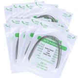 Dental orthodontic Round Wire Ovoid Super Elastic Ni-ti Orthodontic 10 packs