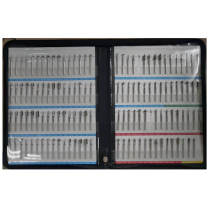 120pcs/Book Demonstration of HP diamond Burs with Burs HP3000HA