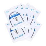 Dental Orthodontic stainless steel Round arch wires Square Form BOMAOER 10 packs