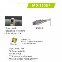 Dental Focusing Intraoral Camera Model MD830UF 2.0Mega Pixels 1/4 Sony CCD