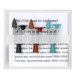 9PCS/KIT Dental RA0109 Polishers for amalgam and non-precious alloys