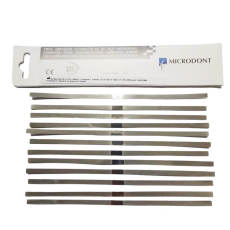 12pcs Dental stainless steel aluminum plated polishing strip 4.0mm double-sided