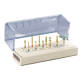 10pcs/kit Dental kit of Preparation Anterior Teeth FOR CERAMICS/ZIRCONIA CROWN