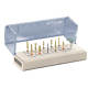 11pcs/kit Dental KIT OF PREPARATION TEETH FOR PORCELAIN VENEERS FG0811D