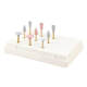 Dental Oral use Porcelain teeth polishing set 9pcs/kit For slow speed handpiece